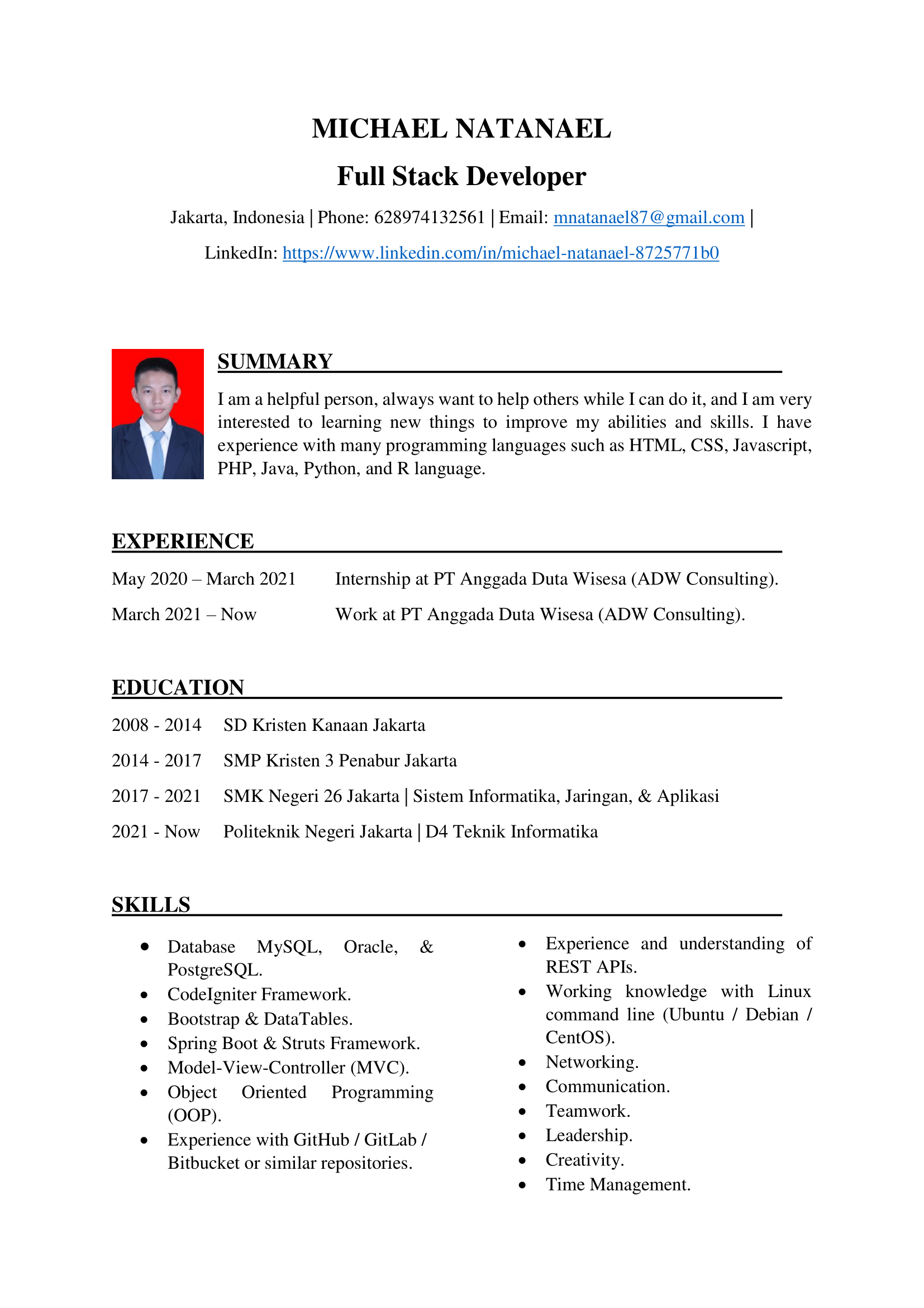 CV